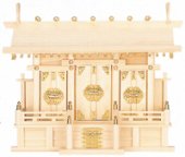 神棚三 社通し屋根